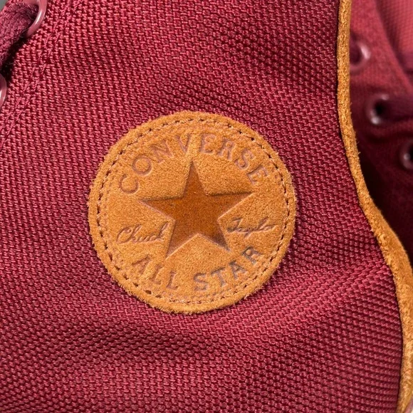 Converse Chuck Taylor All Star High Top Sneakers Maroon Red Men‎ 8 Women 10 - Picture 10 of 10